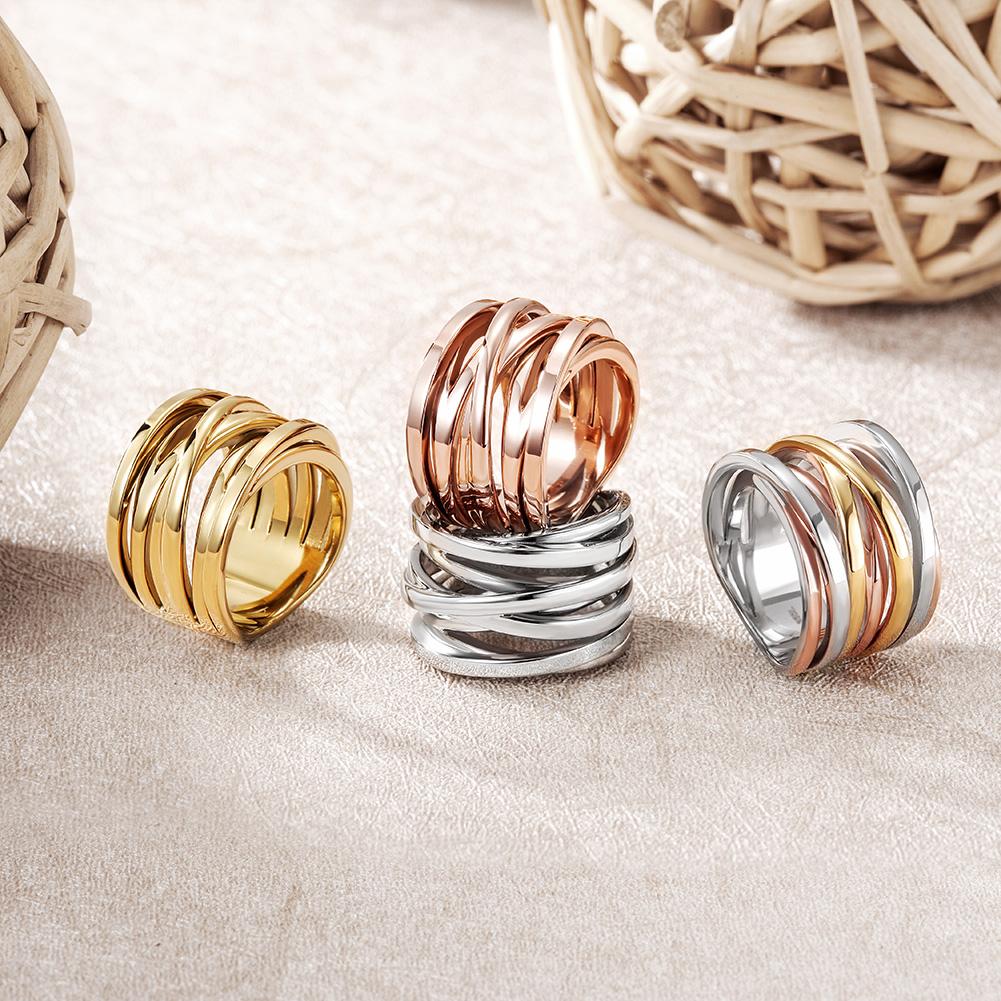 14k Gold Coiled Statement Ring